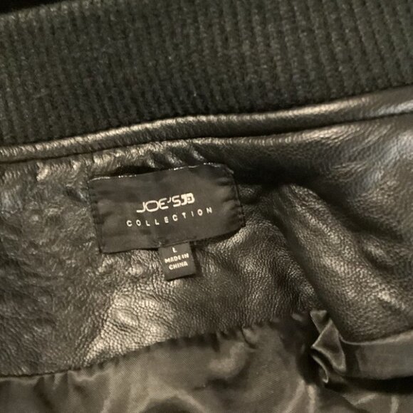 BOMBER JOE’S VEGAN LEATHER EMBROIDERED JACKET - Picture 9 of 11